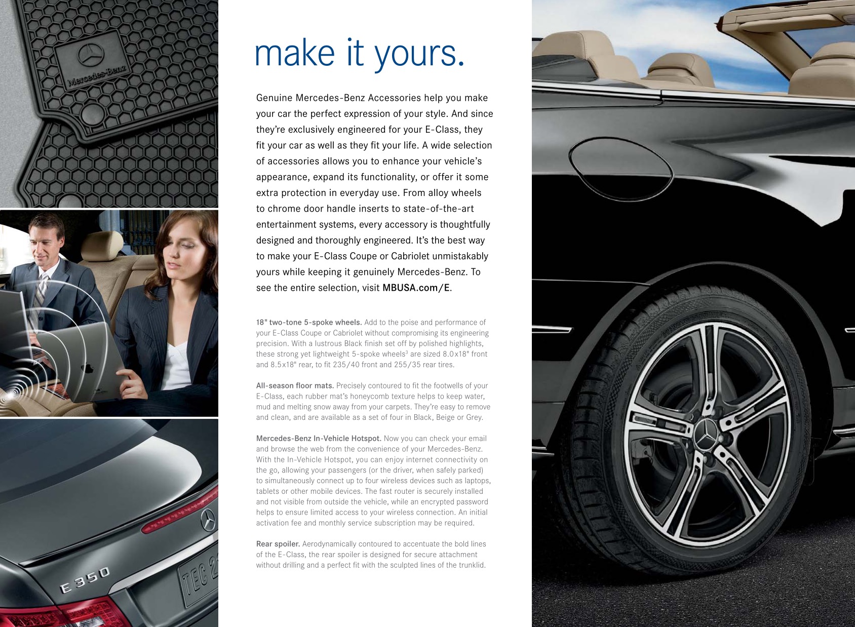 2012 Mercedes-Benz E-Class Coupe Convertible Brochure Page 12